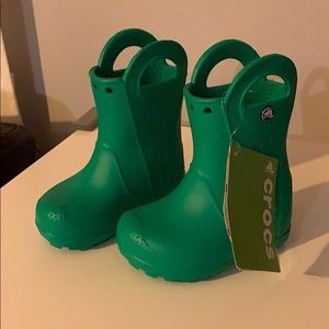 NWT Crocs toddler rain boots